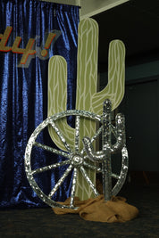 4FT Disco Wagon Wheel - Event Rental