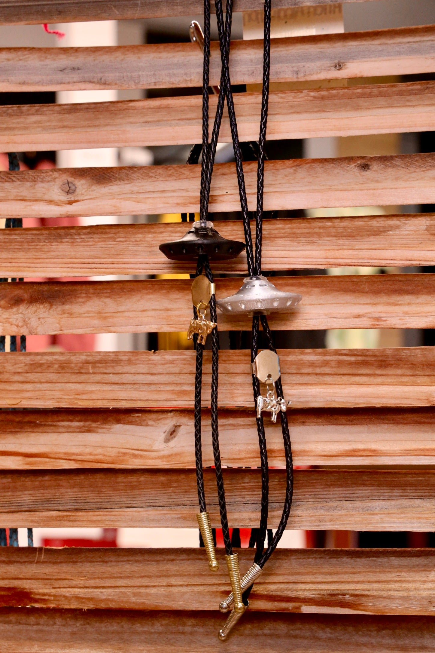 Alien Abduction UFO Bolo Tie