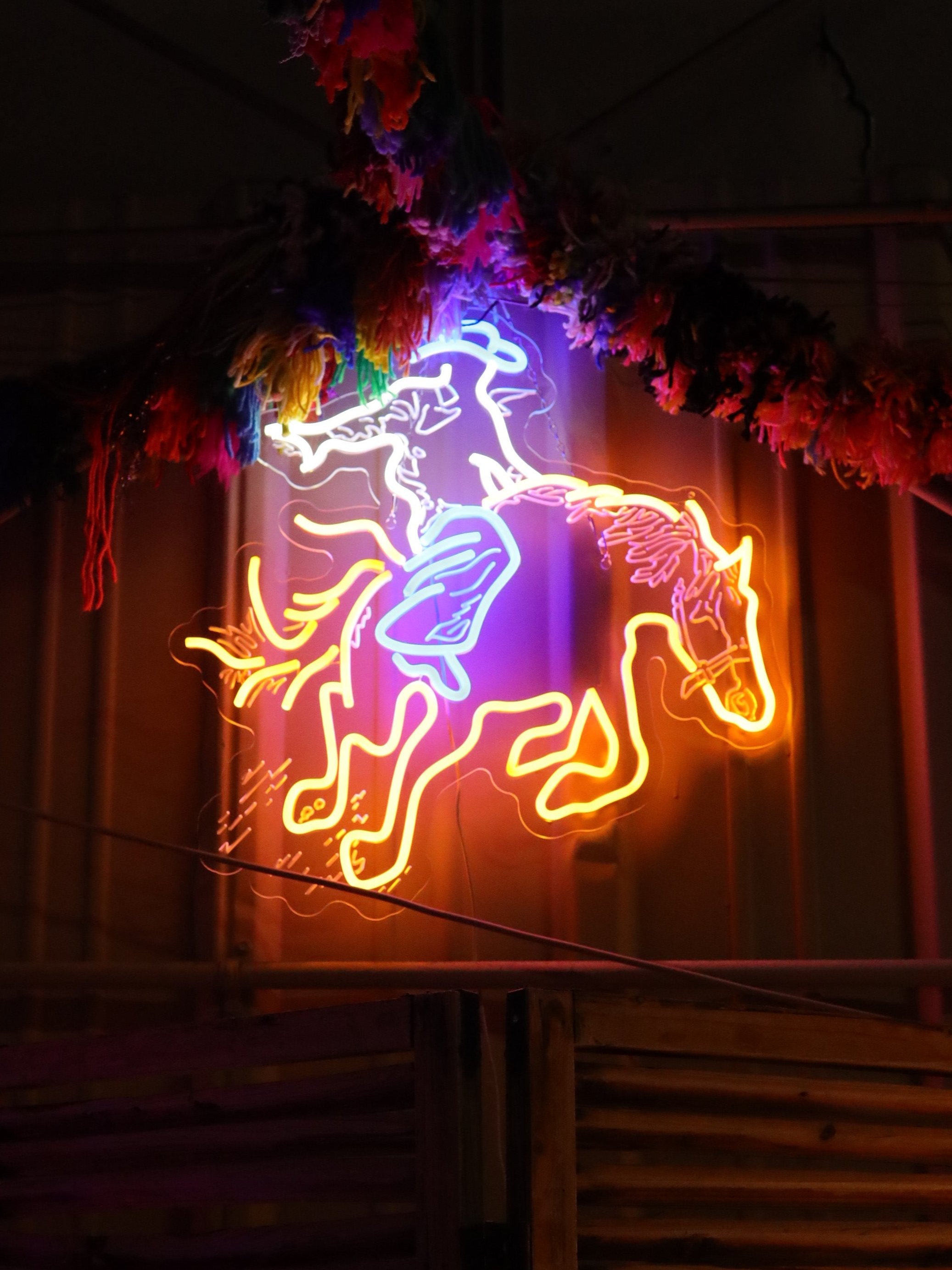 Neon Rodeo Cowboy - Event Rental