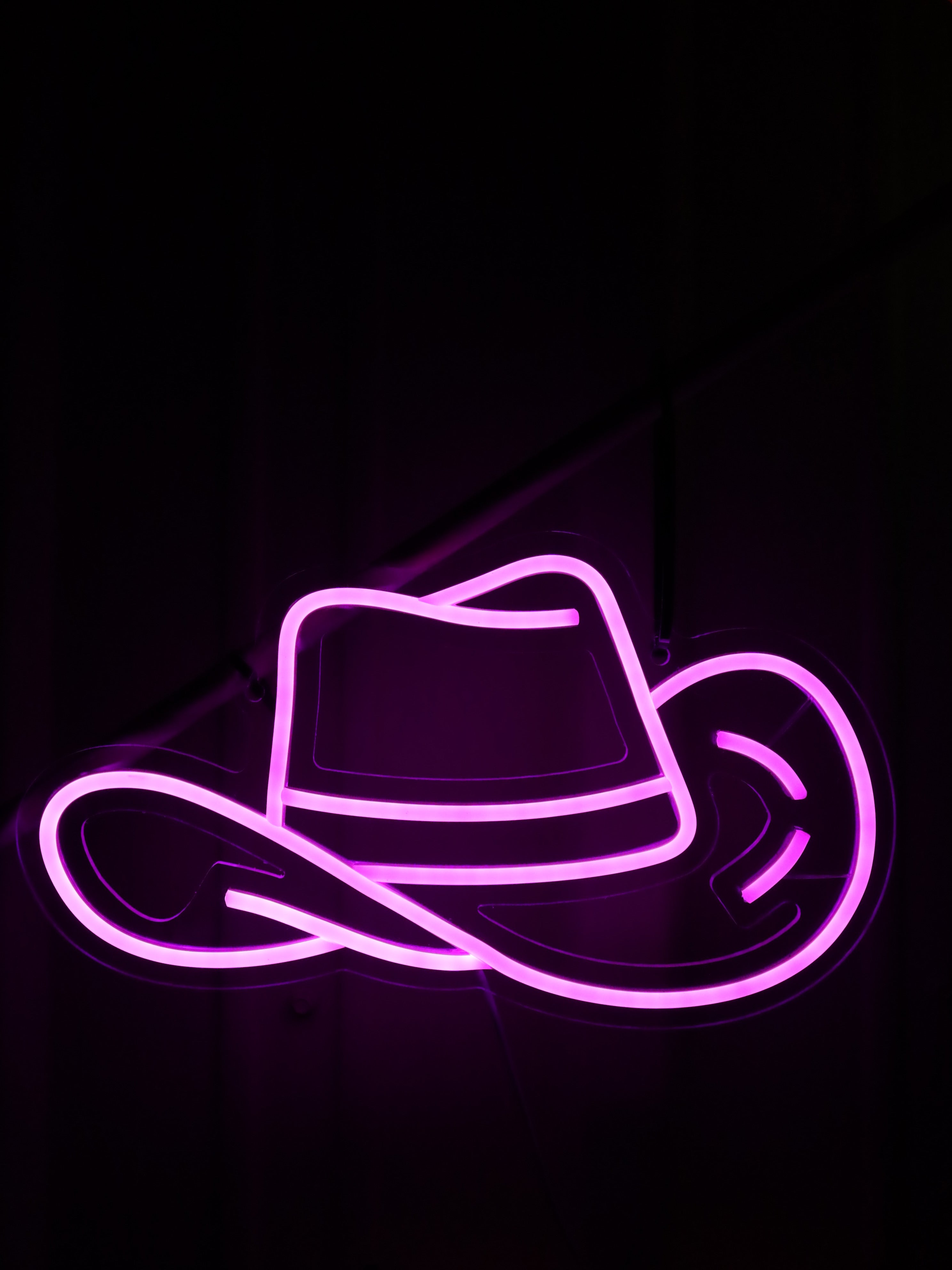 Neon Cowgirl Hat - Event Rental