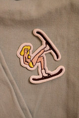 Ski With Me – Iron On Patch