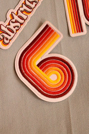 Retro Stripe Swirl – Iron On Patch