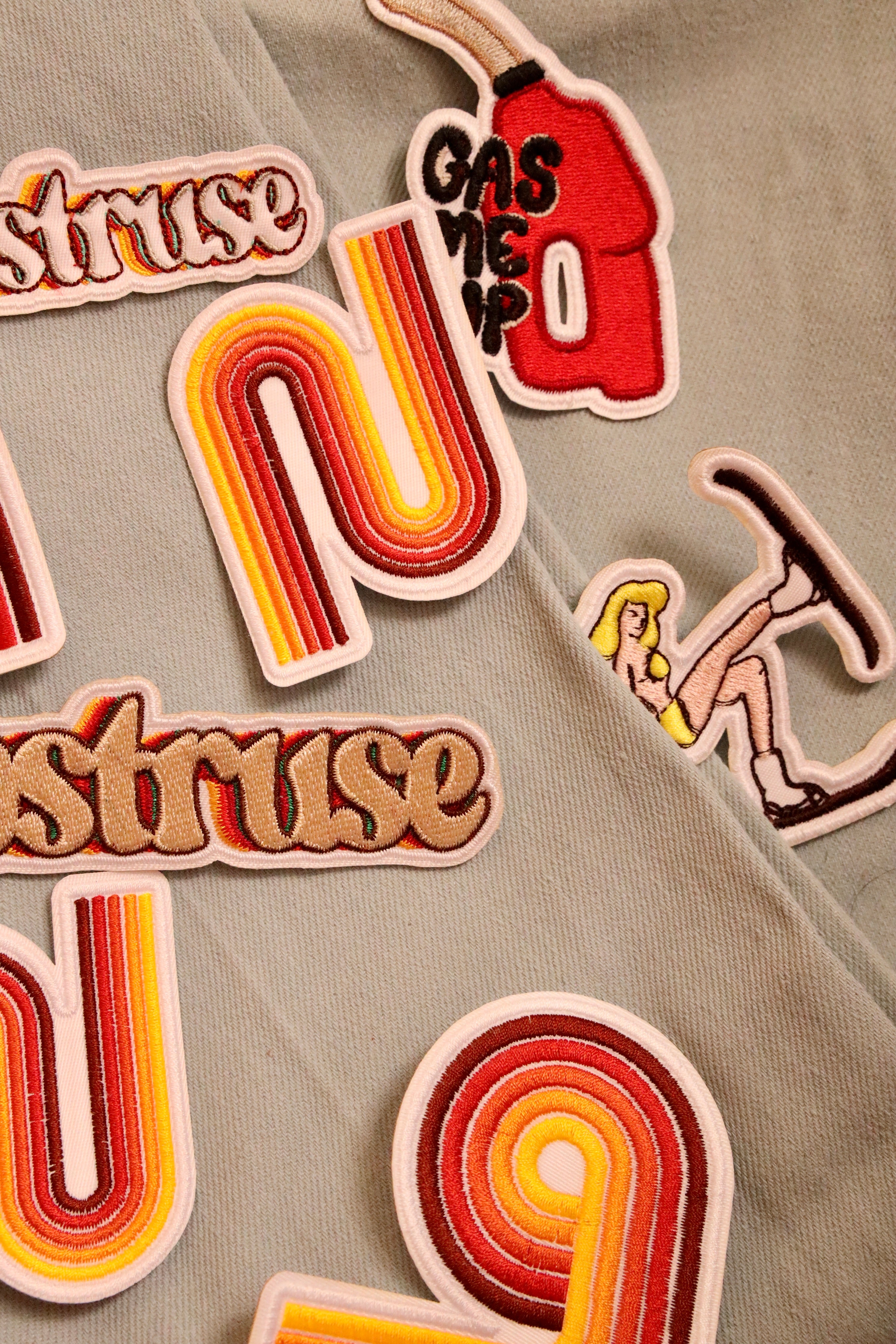 Ski With Me – Iron On Patch