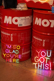 I’m So Glad You’re Here – LED Neon Sign
