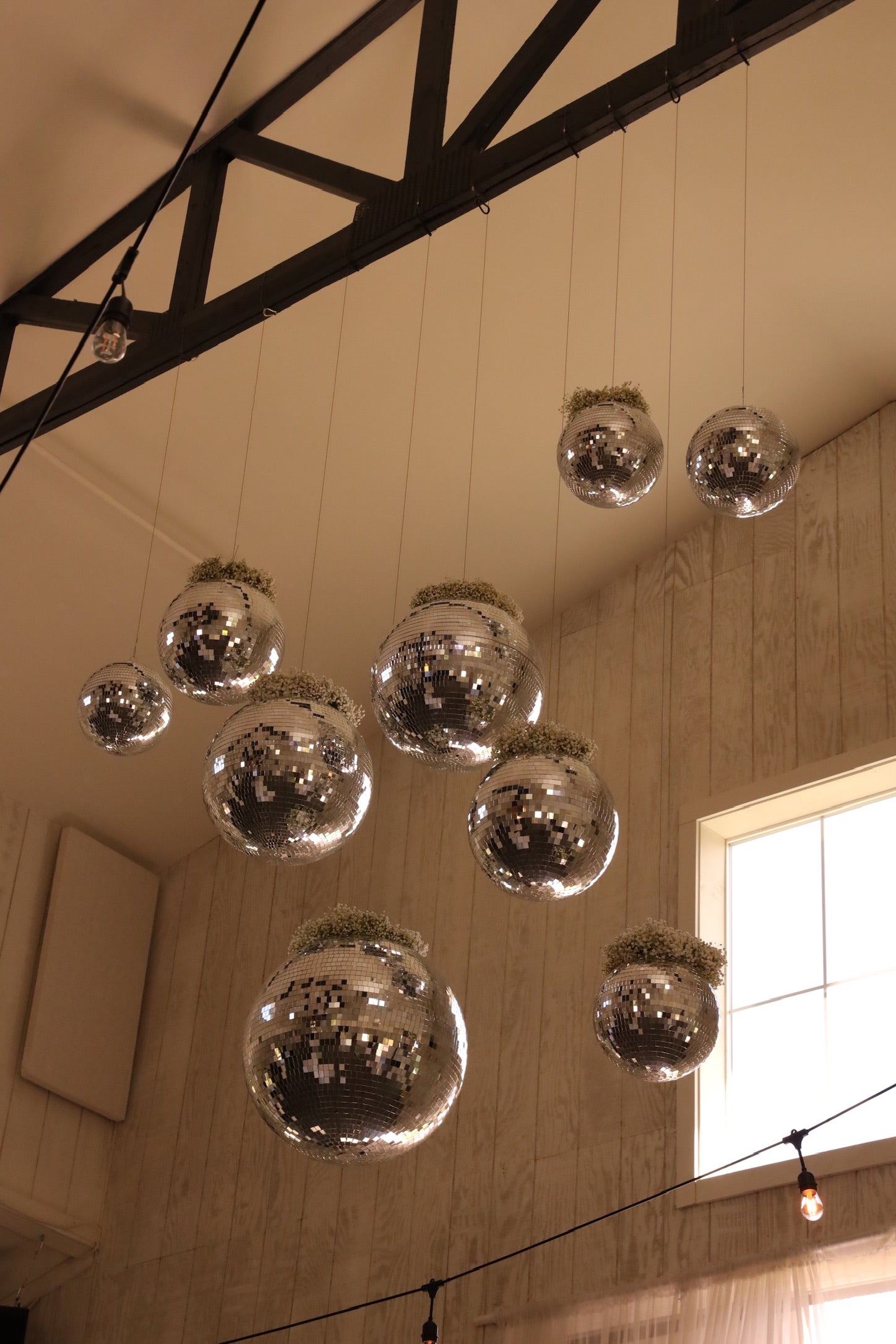 Disco Ball Installation - Event Rental