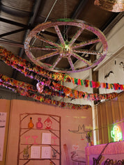 4FT Disco Wagon Wheel - Event Rental