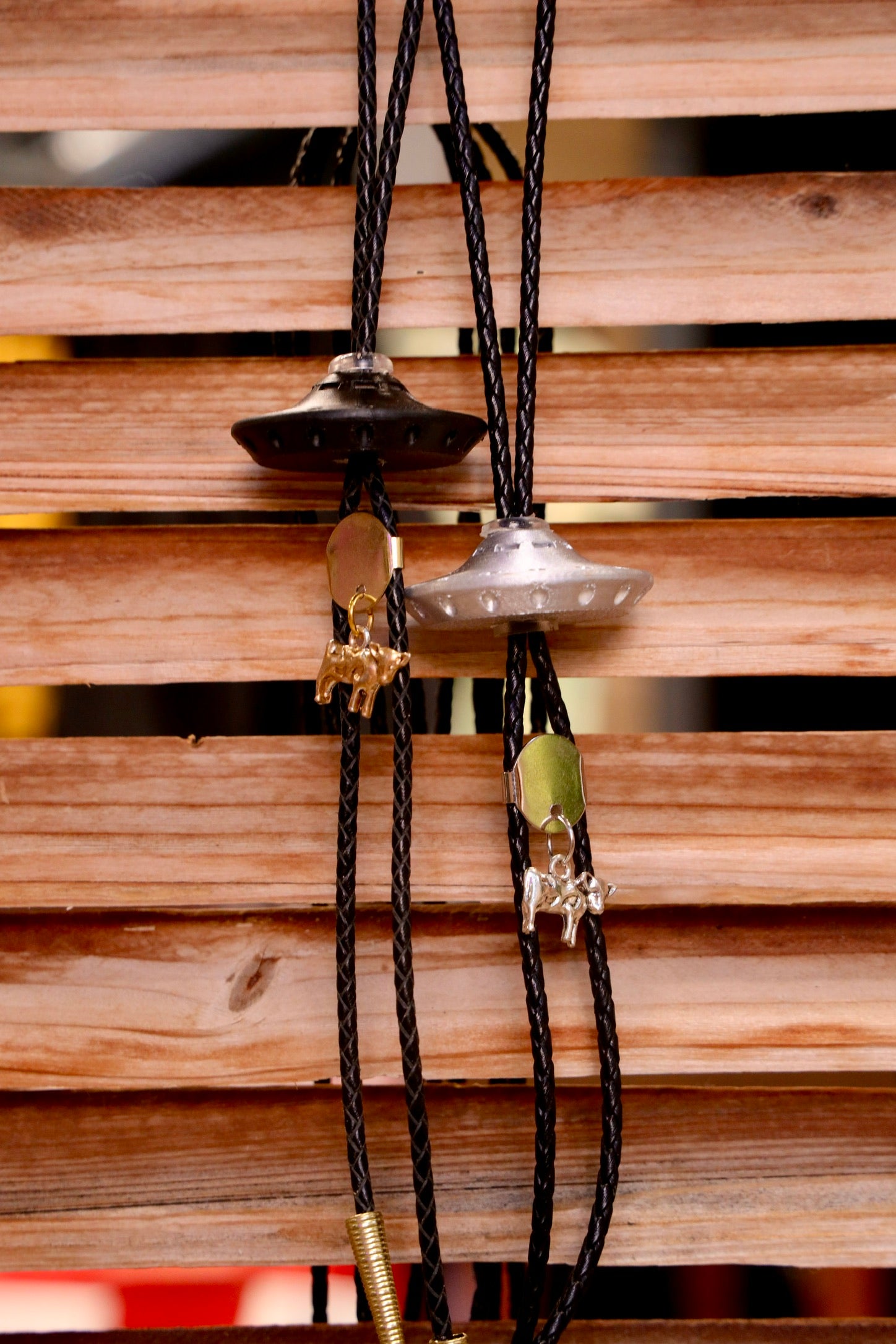 Alien Abduction UFO Bolo Tie