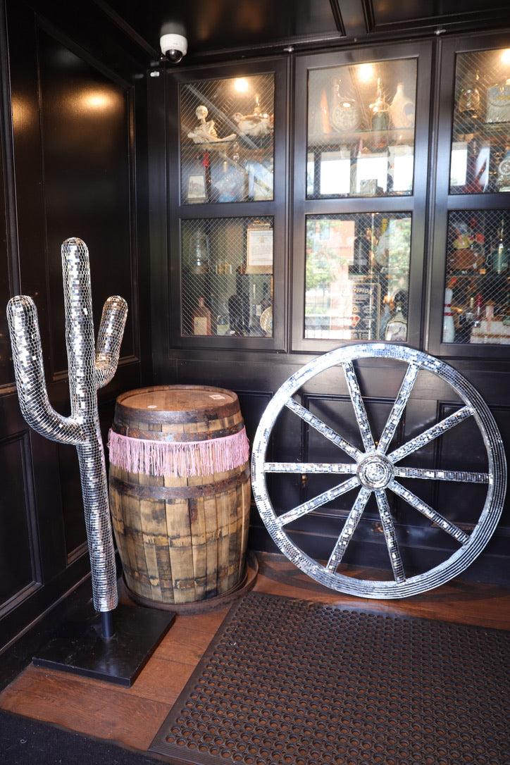 4FT Disco Wagon Wheel - Event Rental