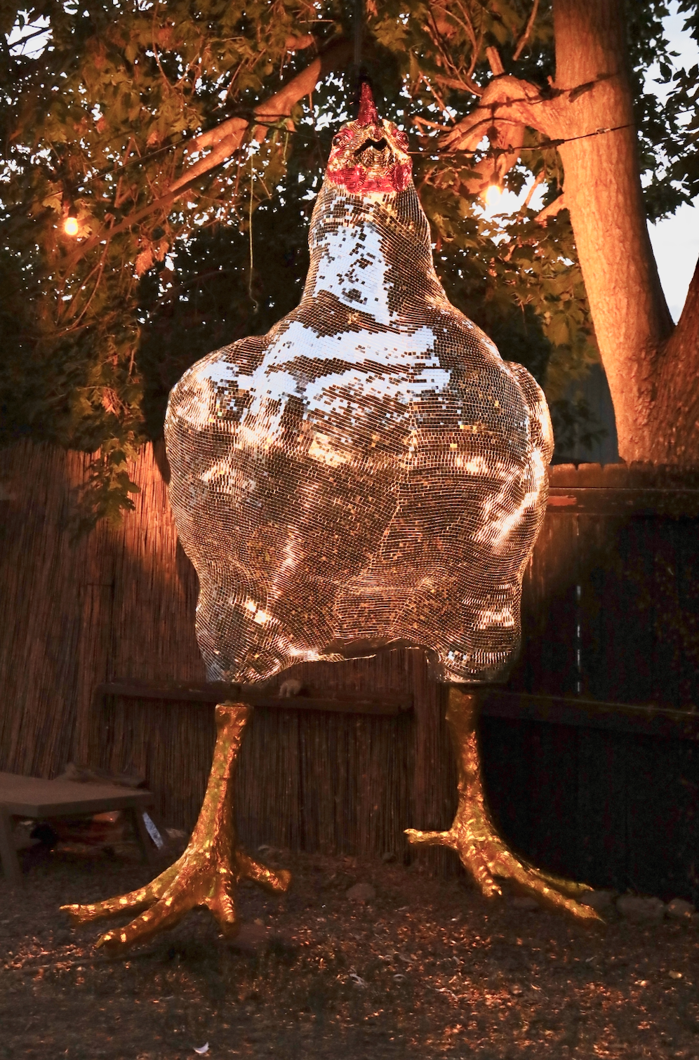 Custom 8FT Disco Chicken