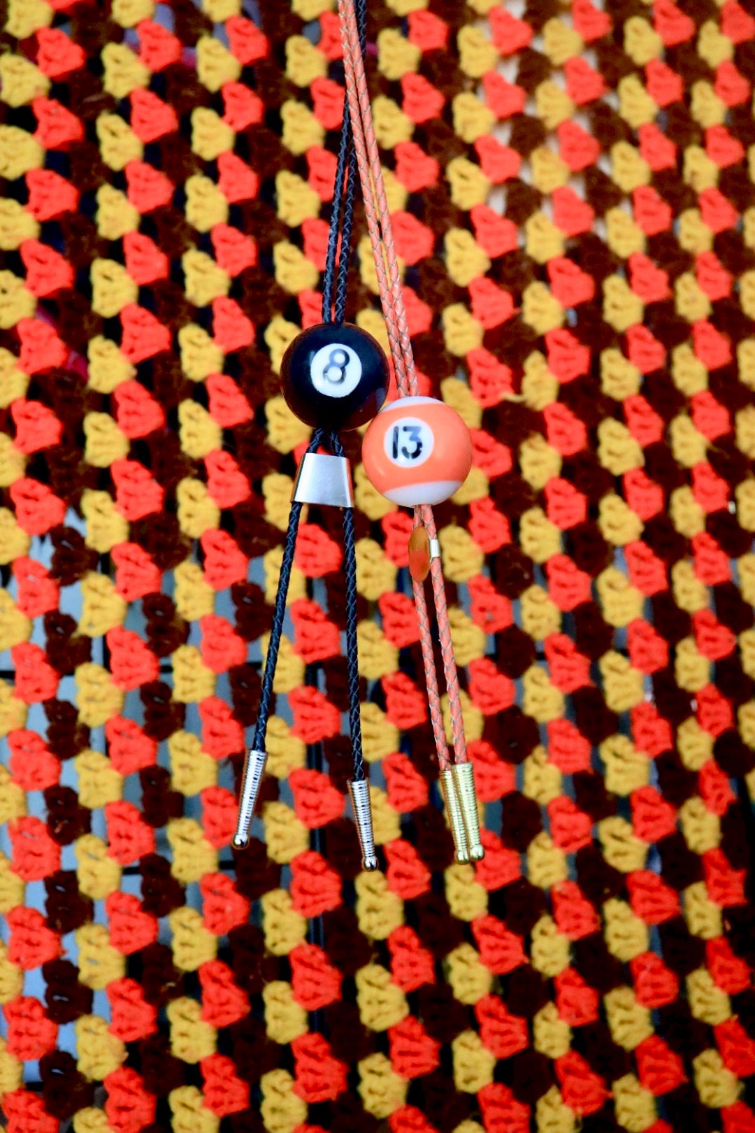 Billiard Ball Bolo Tie